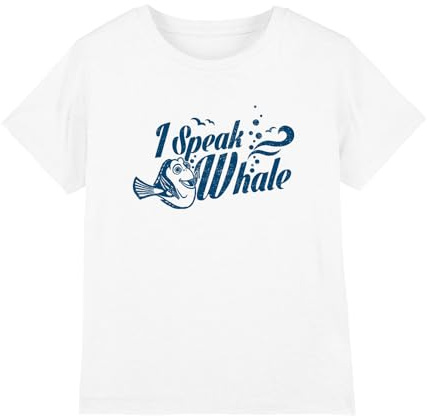 Finding Nemo Boy's Speak Whale Dory Unisex Kids T Shirt