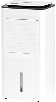 PUR LINE | Climatizador Evaporativo Digital 3 Funciones, 3 Velocidades, Ice Packs, Filtro Lavable, Panel LED y Depósito 15L – Enfriador Compacto Estancias Medias