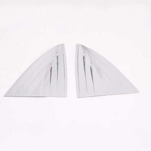 UNCLE LIAO Car Rear Side Window Louvers for tesla Tesla model 3,Window Blinds Shades Shutter Cover Decoration Accessories.,A-Silver
