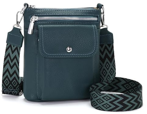 Atgbiem 2025 Umhängetasche Damen Klein Handytasche Zum Umhängen Kleine Handtasche Damen Crossbody Bag Grün Geschenke für Frauen