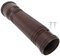 TEUOPIOE Regenrinne Downspout -Erweiterung Flexible PE Drain Extender, erweiterbare und biegbare Wasserentwässerungsrohr für Garten im Freien, Villa, Rasen, Hof, Rundauszüge (Braun)