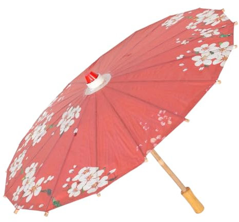 Healvian Paraguas De Papel Japonés Sombrilla Vintage Engrasada Decoración De Hotel