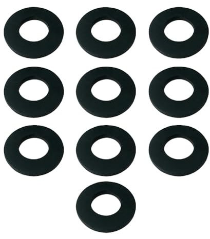 10x Rubber Washing Machine Hose Pipe Washers – Universal ¾” Inlet Seals for Cold Water Inlet Pipe Fittings – Leak-Proof O-Ring Gasket Seals for Dishwasher, Garden Tap, and Laundry Connector – 10 Pack