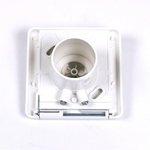 Distri+ Prise d’Aspiration centralisée avec Couvercle carré 9 x 9 cm – Coloris Blanc