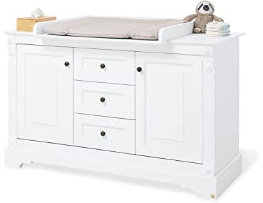 Pinolino 133467X Wickelkommode 'Emilia' extrabreit, weiß