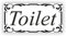 Toilet Door Sign Self Adhesive Vinyl Sticker, Decal Bath Room Door Sticker, bathroom, WC