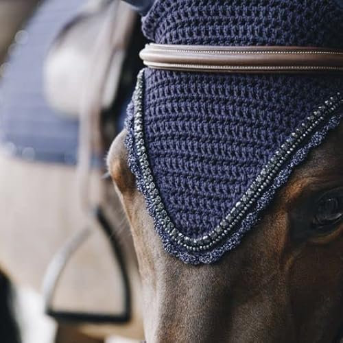 Kentucky Horsewear Fliegenmütz Long Stone & Pearl Soundless - Size Full