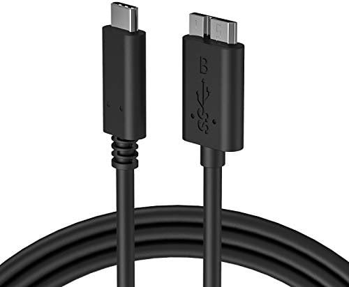 CBUS 1m/3.3ft USB-C to USB 3.0 Micro-B External Hard Drive Cable Lead Compatible with WD Elements, My Passport, My Book, Seagate Maxtor, Backup Plus, FreeAgent, Toshiba Canvio, USB-C laptops & Tablets