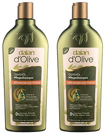 Dalan d'Olive Olivenöl Pflegeshampoo Reparierende Pflege 2er Pack (2 x 400 ml)