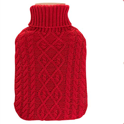 Noun city comfort extra long hot water bottle Rubber hot water bottle water-filled pattern warm water bag knitted packing 350ML