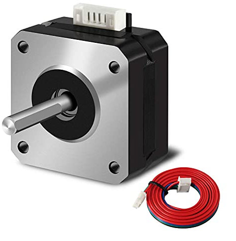 SIMAX3D Nema 17 Schrittmotor 42x23mm 0,7A-4.23V 2 Phase 4 Drähte 1,8 Grad mit 39,3 Zoll Kabel für Creality CR-10 10S Ender 3 3D-Drucker/CNC-Extruder und Y-Achse