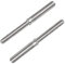 Create idea 2pcs Boulons à Vis Filetée à Double Extrémité M6 à M8 80mm 304 Adaptateur de Filetage en Acier Inoxydable pour Fixations de Colonnes Structurelles