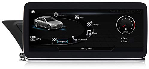 Buladala Qualcomm Android 10 Coche Radio de Navegación GPS para Audi A4 B8 A5 2009~2016 con 10.25/12.5 Pantalla Construido CarPlay Android Auto DSP Support Coche Estéreo Multimedia/CD DVD SWC,N200