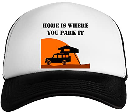 Home is - Defender 110 - Roof Tent Jungen Mädchen Kappe Baseball Snapback Boys Girls Cap