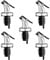 Oil Olive Spouts, Vinegar Bottle Stopper Spout Leakproof Nozzle Dispenser Wine Pourer forOil, Vinegar, Olive, Salad, Wine, Etc (5 pack)