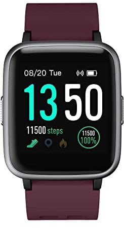 ASIAMENG - Reloj Inteligente para Hombre y Mujer, Reloj Deportivo con cardiofrequenciómetro, Reloj Inteligente IP68, podómetro, calorías, cronómetro mensual, Multideporte, notificación SMS, Llamada