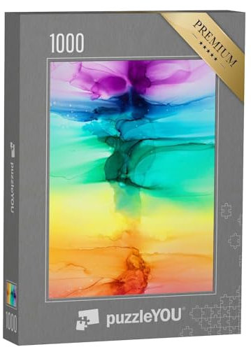 puzzleYOU: Puzzle 1000 Teile „Viele Farben des Regenbogens“ – aus der Puzzle-Kollektion Chakra, Menschen