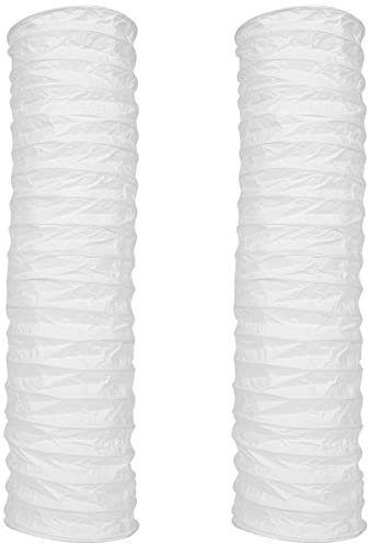 minkissy Papier Stehlampe Lampenschirm Stehleuchte Ersatzschirm: Reispapier Lampenschirm Ersatz Staubdicht Wei? Licht Abdeckung 2 St¨¹ck Schutzh¨¹lle Hotel Zuhause Wohnzimmer Schlafzimmer Dekoration