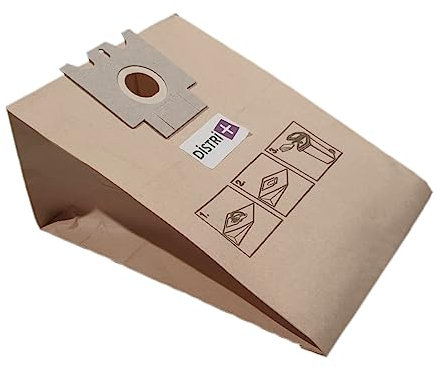 Distri+ - Sac aspirateur Compatible Miele, Hoover Athos, Discovery, Octopus, H36, T6060 à T8605...- La Pochette de 5 Sacs Papi