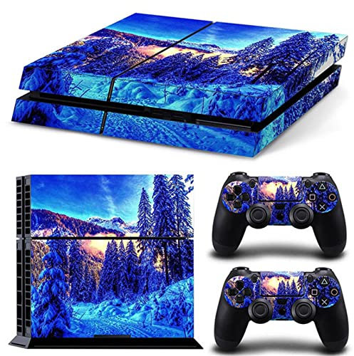 BUCEN pour PS4 Skin pour Console Contrôleurs Autocollants Vinyle, pour PS4 Decal Wrap Cover Skin Ensemble Complet Durable Résistant 71586 Anti Rayures