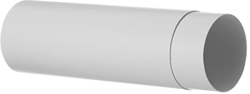 Steinberg14 Diameter 100mm / 4inch Telescopic Ventilation Pipe 300-500mm / 12-19.7 inches for Ventilation System, Round Duct for Exhaust Duct or Supply Air Duct