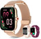 Iaret Smartwatch Donna Chiamata e Risposta, Orologio Smart Watch Notifiche Messaggi, Contapassi Cardiofrequenzimetro Pressione Sanguigna SpO2 Sonno, 8 Sport Orologio Fitness Tracker per Android iOS