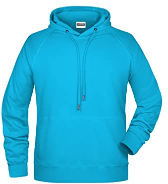 James & Nicholson Herren Kapuzensweat - Hochwertiger Kapuzensweat aus Bio-Baumwolle