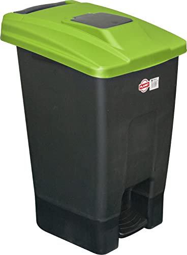 Wheelie Bin 100L For Recycling General Waste Storage Coloured (Green)