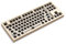 AJAZZ AKC087 DIY Mechanical Keyboard Kit, Tri-mode Kit, Multi-layer Base, Aluminum CNC Casing, 75% Compact Layout, TKL, Hotswappable Compatible with 3Pin 5Pin Gateron/Cherry/Kailh/Otemu Switch (White)