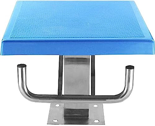 Pool-Sprungturm Hochwertiger Sprungständer Pool-Sprungbrett Anti-Rutsch-Schwimmbad-Sprungturm mit Edelstahlbasis für Schwimmbäder Professioneller Wettbewerb,B