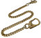 Ahiller Geldbörsenkette mit Verschluss [Doppelschloss-Design mit Wolframstahl-Kegelkopf], Heavy Duty Biker-Kette, Herren-Geldbörsenkette, Jeanskette und Schlüsselkette (QK-Copper,1).