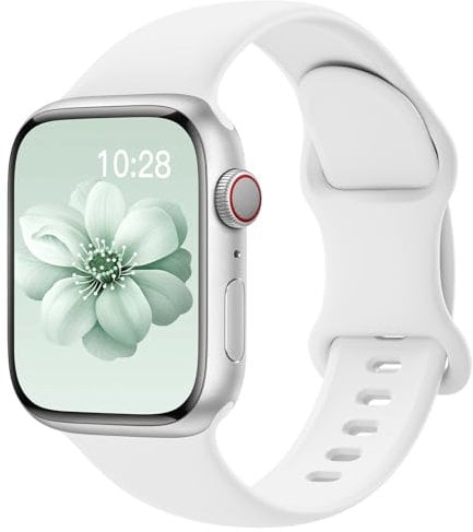 Yoohoo Sport Straps Compatible with Apple Watch Straps 38mm 40mm 41mm 42mm(Series 10) Women Men,Upgraded Soft Silicone Strap Replacement Watch Bands for Apple Watch Series 10 9 8 7 6 5 4 3 2 1 SE