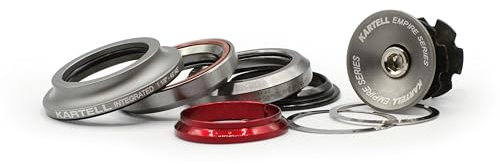 Kartell Empire Steuersatz semi-Integrated 1 1/8, gedichtete Lager, matt grau