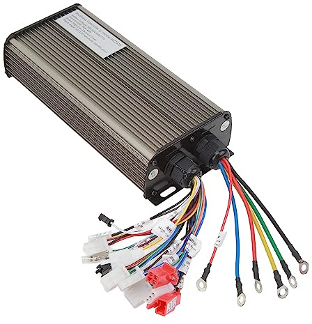 Tomotato Elektro Scooter Controller, 48V 60V 64V 72V 2000W 38A-45A 18 Röhren Aluminiumlegierung Bürstenloser Motor Controller für Elektro Fahrrad Roller