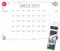 Primus Print - Wunsch Kalender - personalisierter Wandkalender - Abwaschbarer Familienplaner aus Acryl (Mr & Mrs)