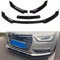 LIXINRU Auto Frontspoiler Lippe für Audi A4 B8.5 2013 2014 2015 2016, Frontschürze Frontspoiler Lippe Diffusor Protector Guard Cover Trim