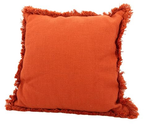 Point-Virgule Dekokissen Terracotta 45x45cm - Kissen Wohnzimmer - 100% Recycelte Baumwolle