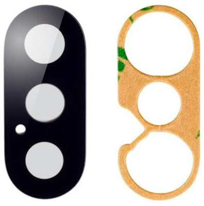 COVALT® Ricambio per iPhone X Lente di Ricambio per Fotocamera Posteriore | Riparazione Lente Rotola | con Adesivo Incluso
