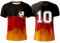 Fussball Trikot Billig Rundhals Strandshirt Herren Tshirt Weiß Henleyshirt Mit Aufdruck Sportshirt Sommershirt Herren Tshirt Set Shirts Henley Shirt Europameisterschaft 2024（2-Multicolor，3XL）