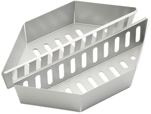 Tsffae Stainless Steel Charcoal Basket - Bbq Grilling Basket for Kettle Grills - Briquettes Holder for Even Heat, Barbeque Tool & Accessories