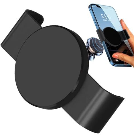 Magnetic Phone Clamp for Car Mount - Strong Magnetic Metal Phone Clamp for Magnetic Car Mount,Metal Phone Clamp for Magnet Car Mounts Metal Phone Clip for All Magnetic Car Holders