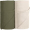 Susurration Baby Pucktuch Musselin Decke 100% Baumwolle Dünne Atmungsaktive Babydecke Baby Swaddle Decke Tücher für Junge und Mädchen 2 Stück 100x100cm (grüner)