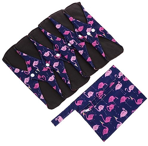 IWOWHERO 1ensemble Serviettes Hygiéniques Lavables Pratique Pochette Étroite Confort Et Sécurité Pour Menstruation Et Postpartum