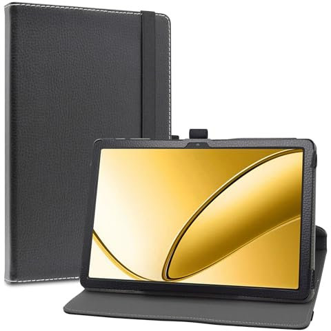 LiuShan Rotary Funda para Blackview Tab 60 WiFi Tableta, Folio Soporte PU Cuero con Funda Caso para Blackview Tab 60 WiFi/Blackview Tab 60 Pro Tableta 10 Pulgadas, Negro
