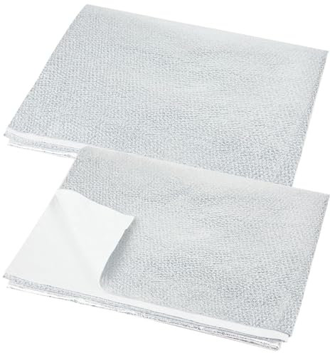 BOUTICOL 2 Pack Heat Resistant Batting for Potholders - 39 x 59 Inch Soft Heat Reflective Fabric Insulating Thermal Lining Batting for Quilting Fabric Sewing Crafts Pot Holder Arts Place Mat