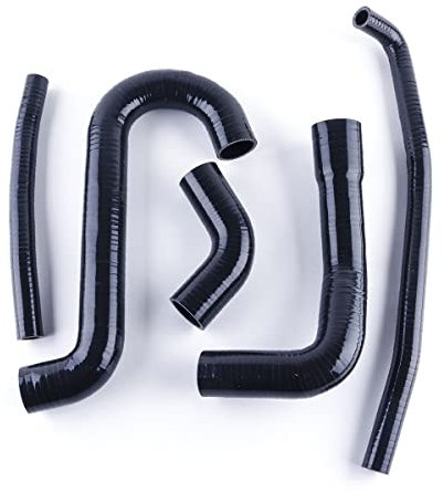 Tubo radiatore in silicone compatibile con Romeo SZ RZ ES-30 Sprint 89-94 1889 1990 1991 1992 1993 1994(Noir)