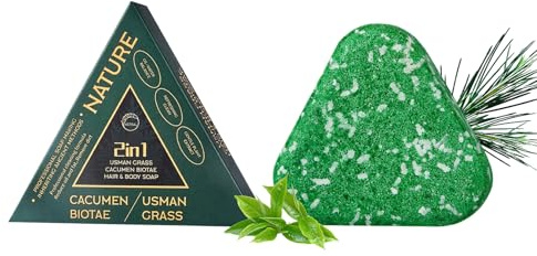 Shampoo Bar - 2-in-1-Shampoo mit Reinigungsformel, dreieckige Shampoos für die natürliche Haarpflege | Kräuter-Shampoos zur Vorbeugung von Reizungen und Juckreiz