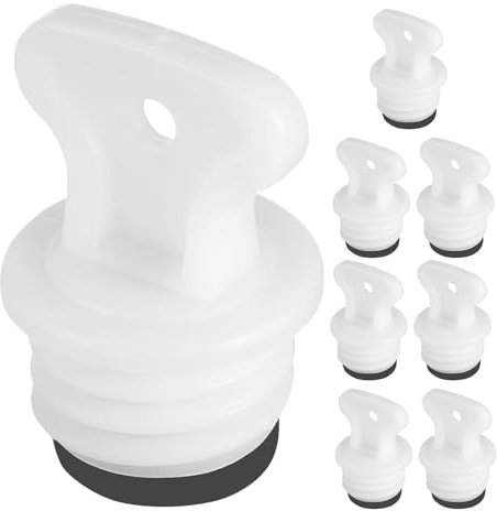 TOPPERFUN 8 Stück Wärmflaschen Verschlussstopfen 21mm aus Hitzebeständigem Gummi Auslaufsichere Dichtungsstöpsel für Wärmflaschen und Wärmesäcke Ersatzkappen für Schule Büro und Reisen