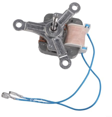 Metall Motorabdeckung 220V für Heißluftfritteuse, Schattierungs-Pol-Asynchronmotor mit Halterung, Kühllüfter Ersatzteil für Absaugventilator, Silber