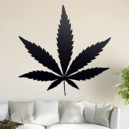 Hanf - Cannabis Wandtattoo in 6 Größen - Wandaufkleber Wall Sticker - Dekoration, Küche, Wohnzimmer, Schlafzimmer, Badezimmer